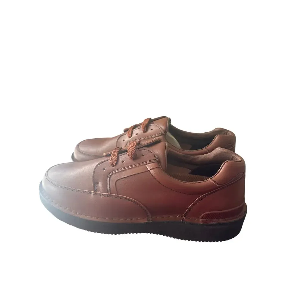 Stuart McGuire Classic Casual Shoes Leather Brown Lace Up 11 EEE